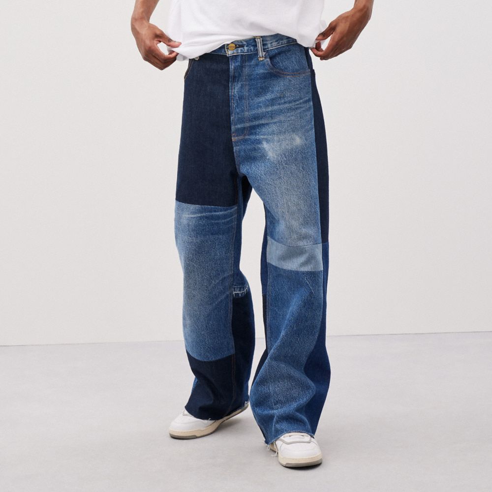 Coach Skater Jeans In Repurposed Denim Denim | COH866938