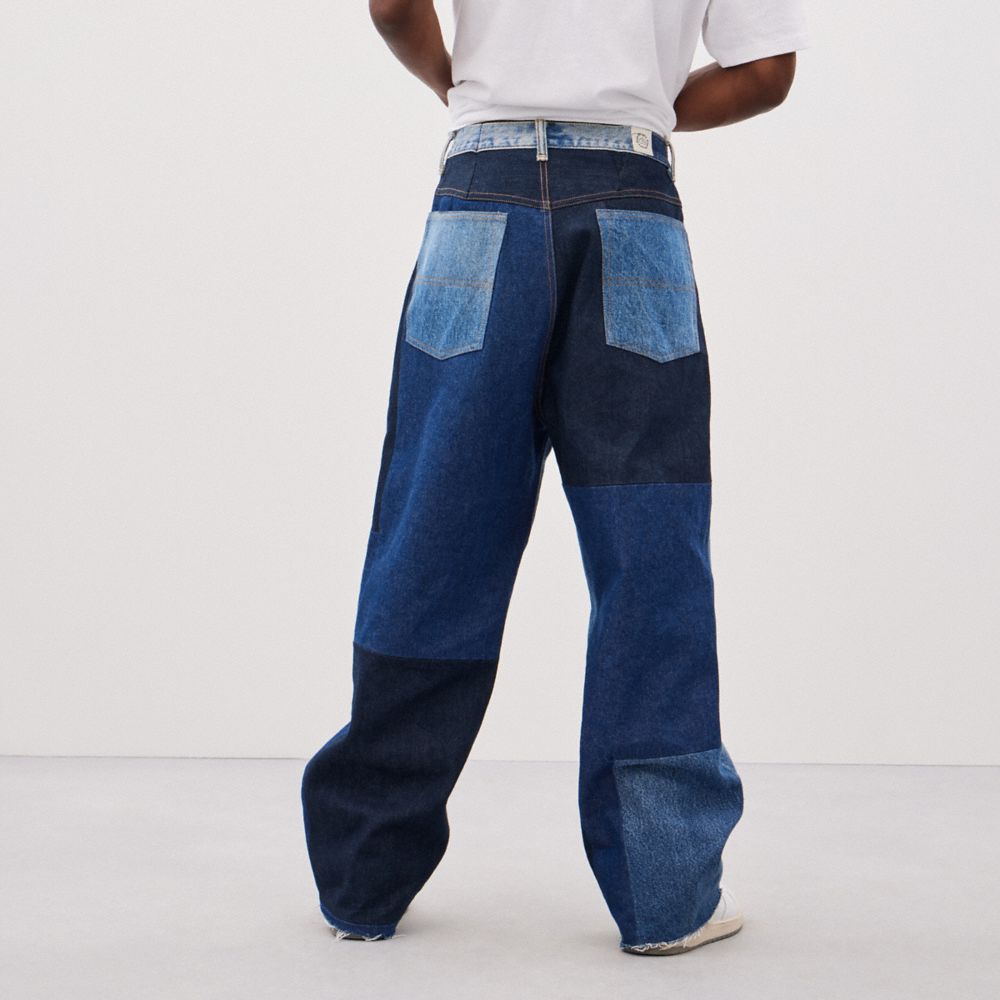 Coach Skater Jeans In Repurposed Denim Denim | COH866938