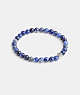 Coach Sodalite Beaded Bracelet Silver/Blue | COH867024