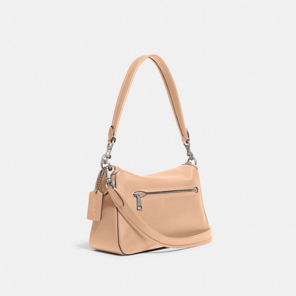 Coach Soft Tabby Shoulder Bag Smooth Leather/Silver/Buff | COH864778