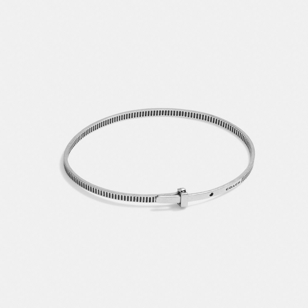 Coach Sterling Silver Bangle Bracelet Silver | COH867020