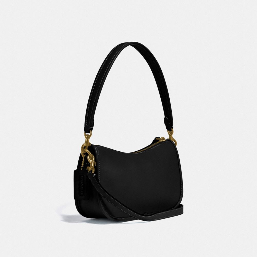 Coach Swinger Bag Glovetan Leather/Brass/Black | COH864848
