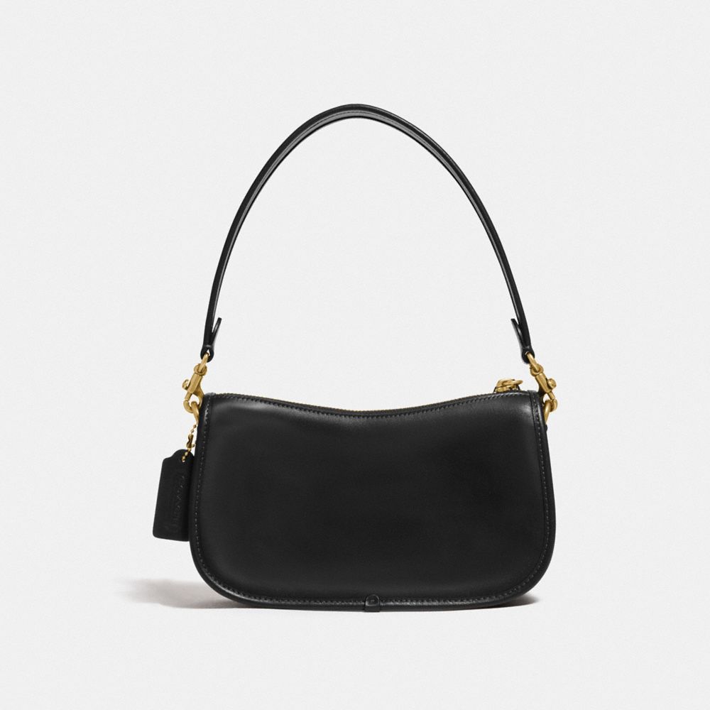 Coach Swinger Bag Glovetan Leather/Brass/Black | COH864848