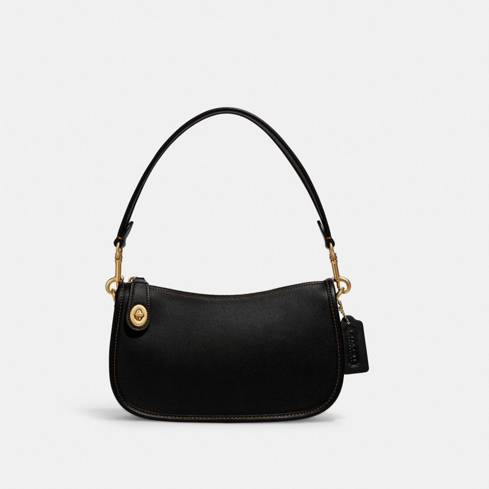 Coach Swinger Bag Glovetan Leather/Brass/Black | COH864848
