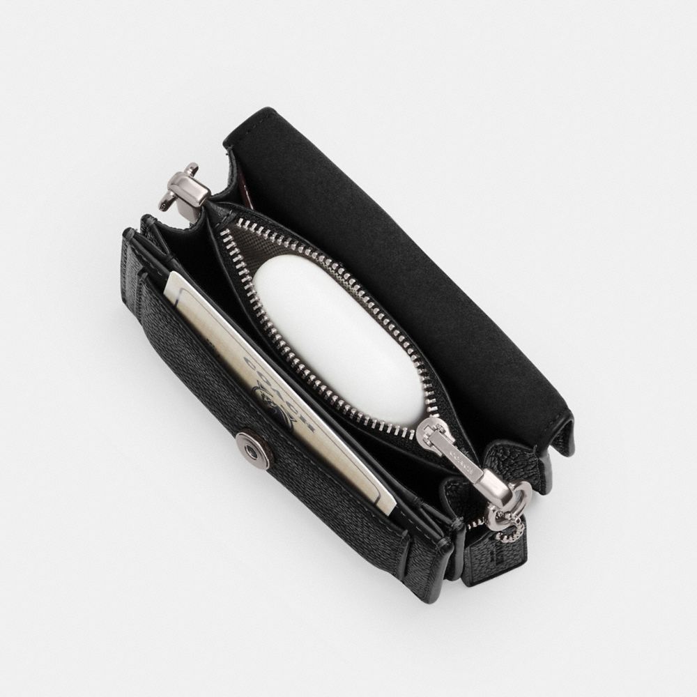 Coach Tabby Bag 12 Refined Pebble Leather/Silver/Black | COH865286