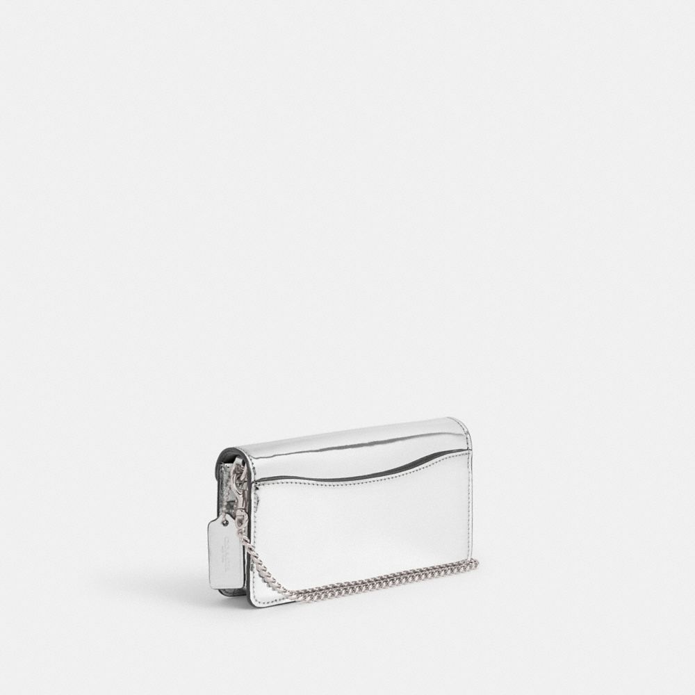 Coach Tabby Crossbody In Silver Metallic Metallic Leather/Silver/Silver | COH865642