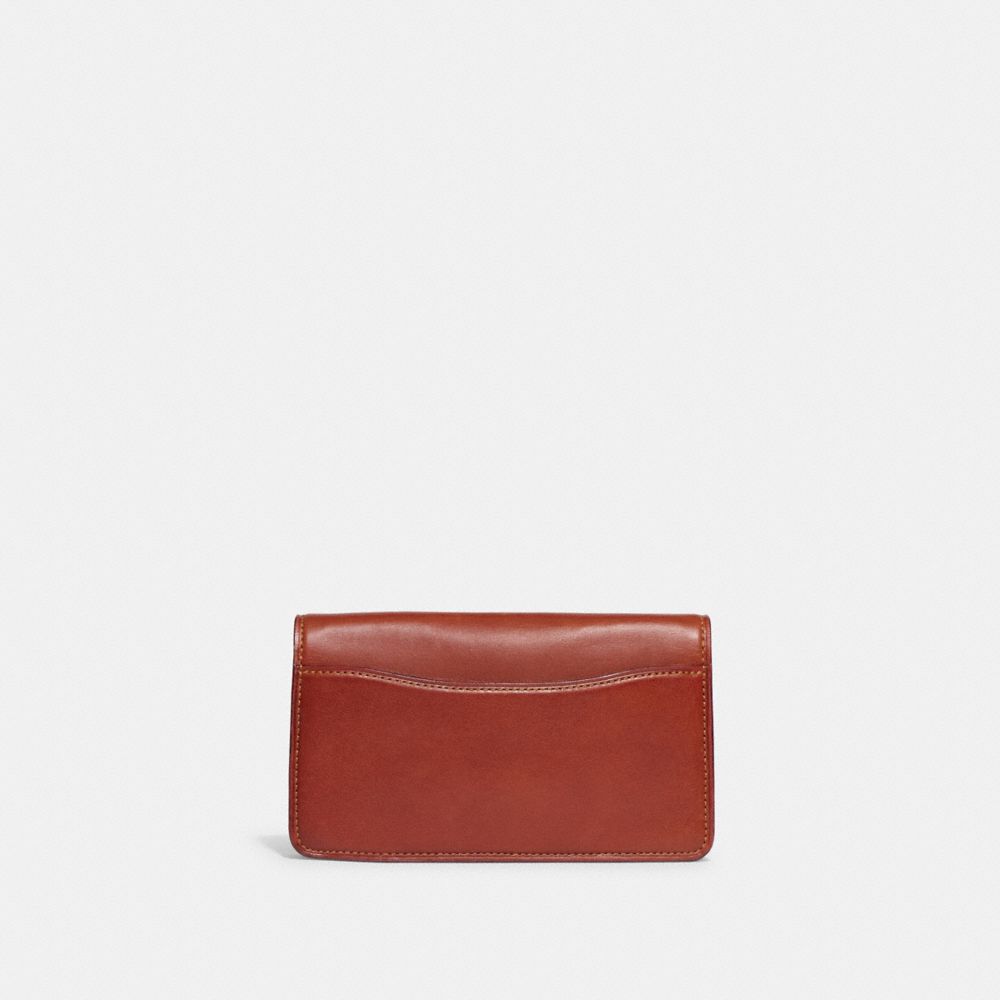Coach Tabby Crossbody Wristlet In Signature Canvas Canvas/Brass/Tan/Rust | COH865639