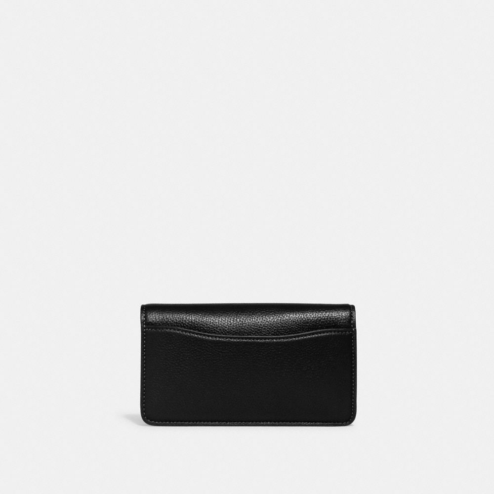 Coach Tabby Crossbody Wristlet Refined Pebble Leather/Pewter/Black | COH865625