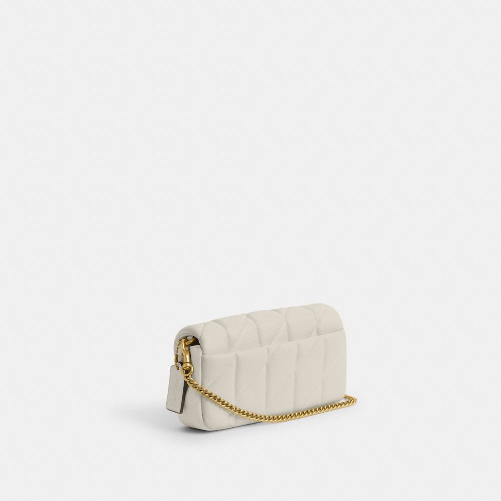 Coach Tabby Crossbody Wristlet With Pillow Quilting Nappa Leather/Brass/Chalk | COH865306