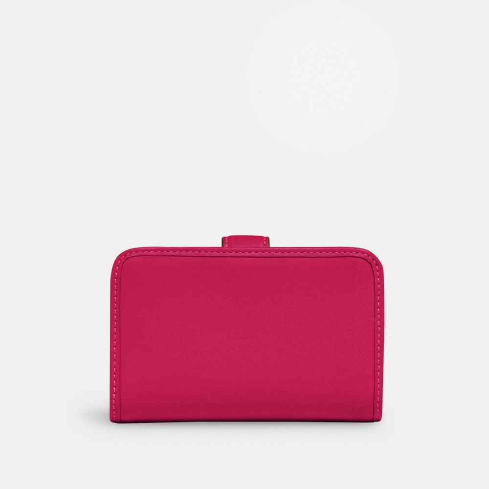 Coach Tabby Medium Wallet Smooth Leather/Silver/Dragonfruit | COH865527