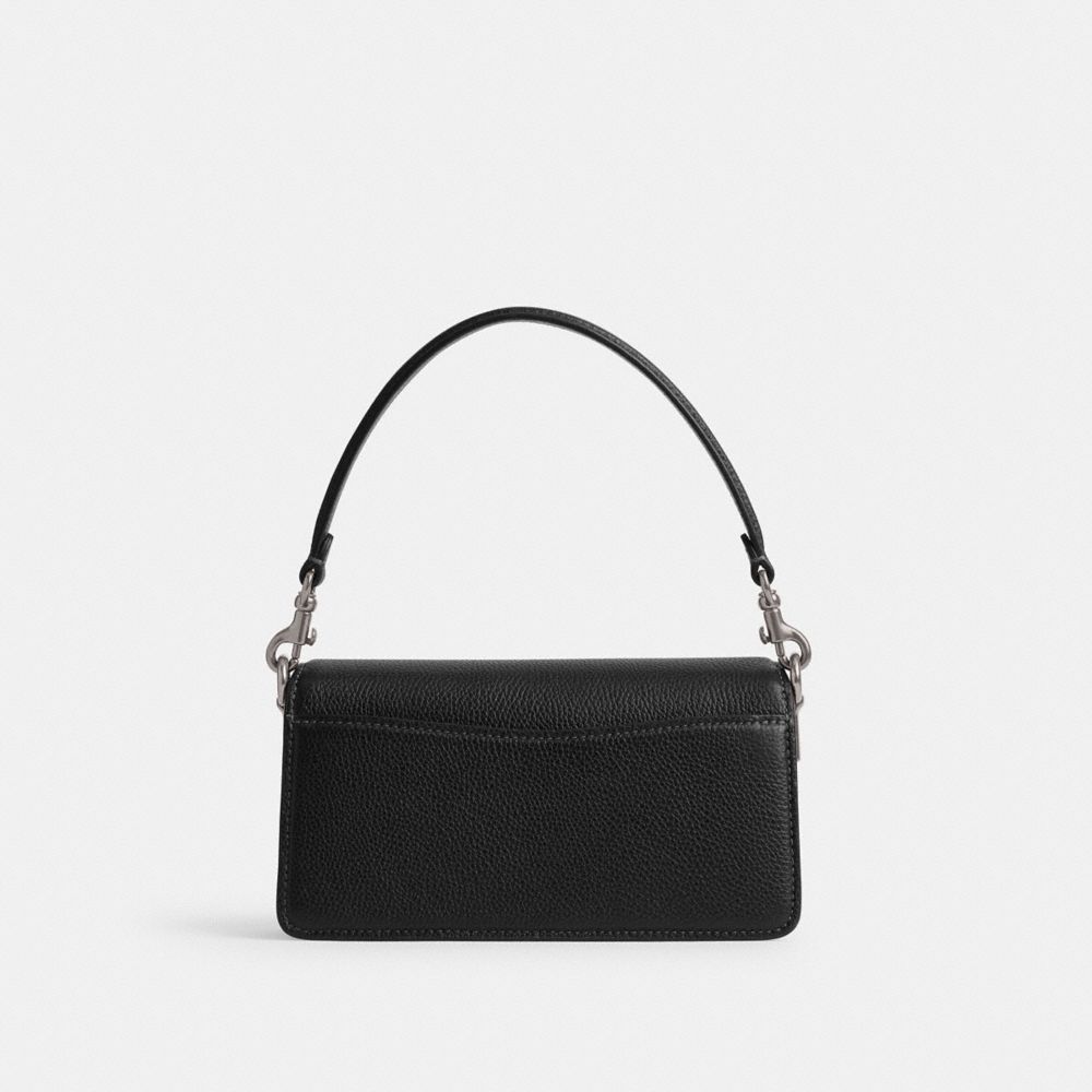 Coach Tabby Shoulder Bag 20 Refined Pebble Leather/Silver/Black | COH864762