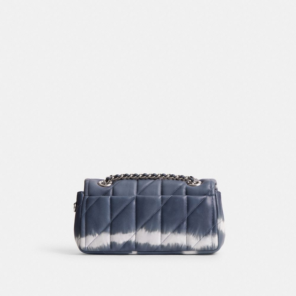 Coach Tabby Shoulder Bag 20 With Quilting And Tie Dye Nappa Leather/Silver/Midnight Navy Multi | COH865353