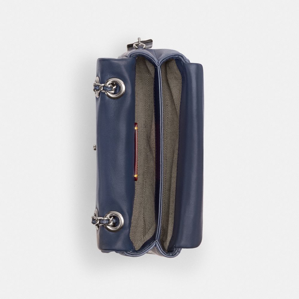 Coach Tabby Shoulder Bag 20 With Quilting And Tie Dye Nappa Leather/Silver/Midnight Navy Multi | COH865353