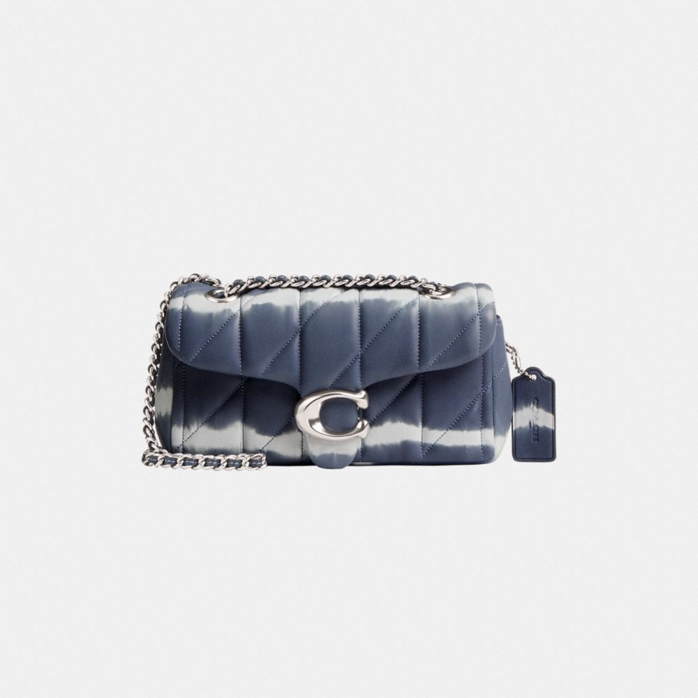 Coach Tabby Shoulder Bag 20 With Quilting And Tie Dye Nappa Leather/Silver/Midnight Navy Multi | COH865353
