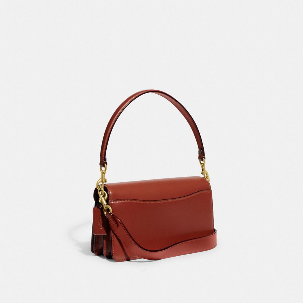 Coach Tabby Shoulder Bag 26 In Signature Canvas Brass/Tan/Rust | COH864895