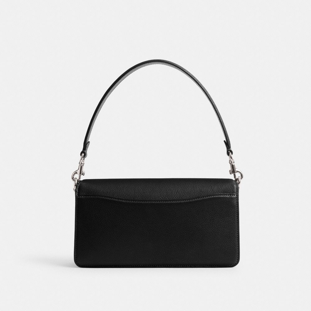 Coach Tabby Shoulder Bag 26 Refined Pebble Leather/Silver/Black | COH864761