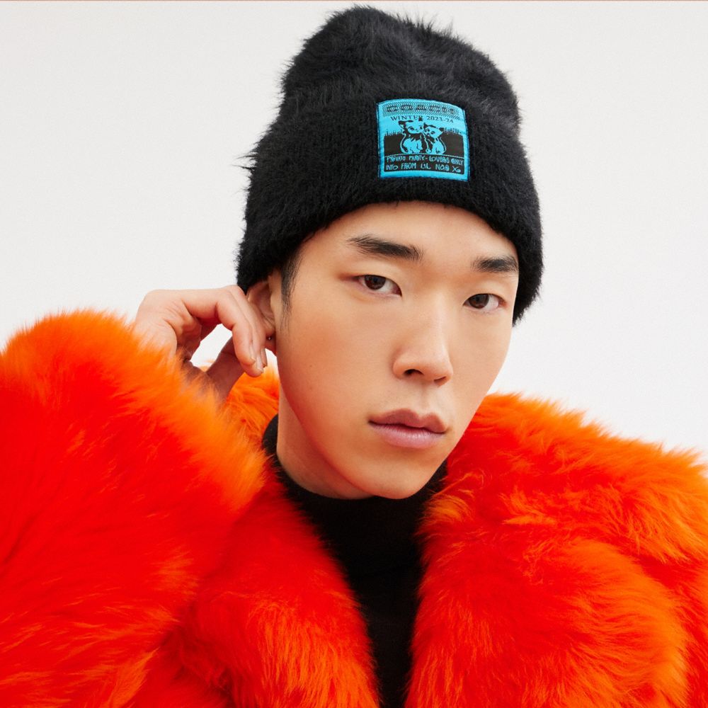Coach The Lil Nas X Drop Beanie Black | COH867036
