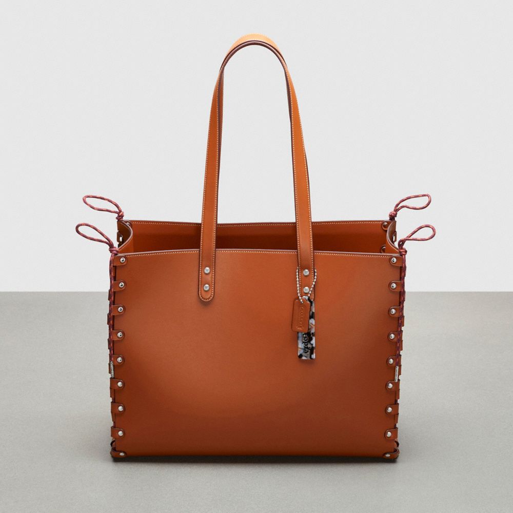 Coach The Re Laceable Tote: Large Coachtopia Leather/Burnished Amber | COH865014