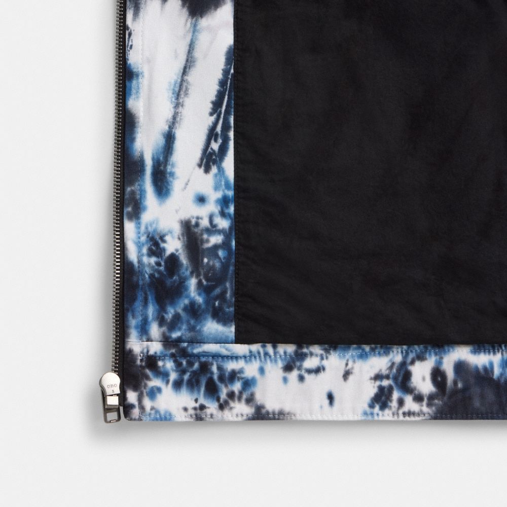 Coach Tie Dye Lightweight Jacket In Regenerative Cotton Navy | COH866879