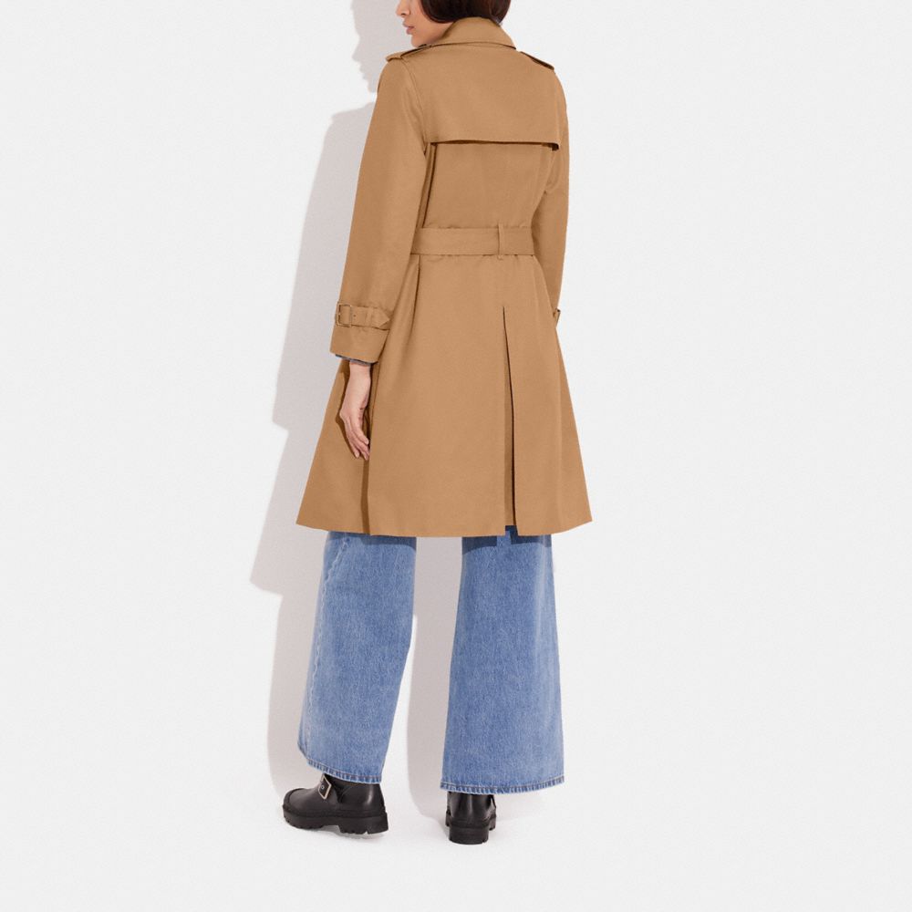 Coach Trench Coat Khaki | COH865924