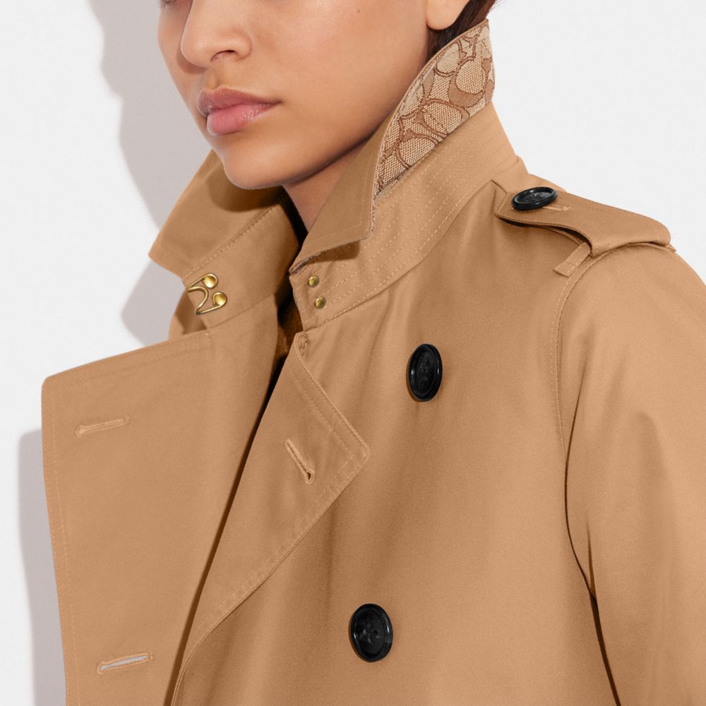 Coach Trench Coat Khaki | COH865924