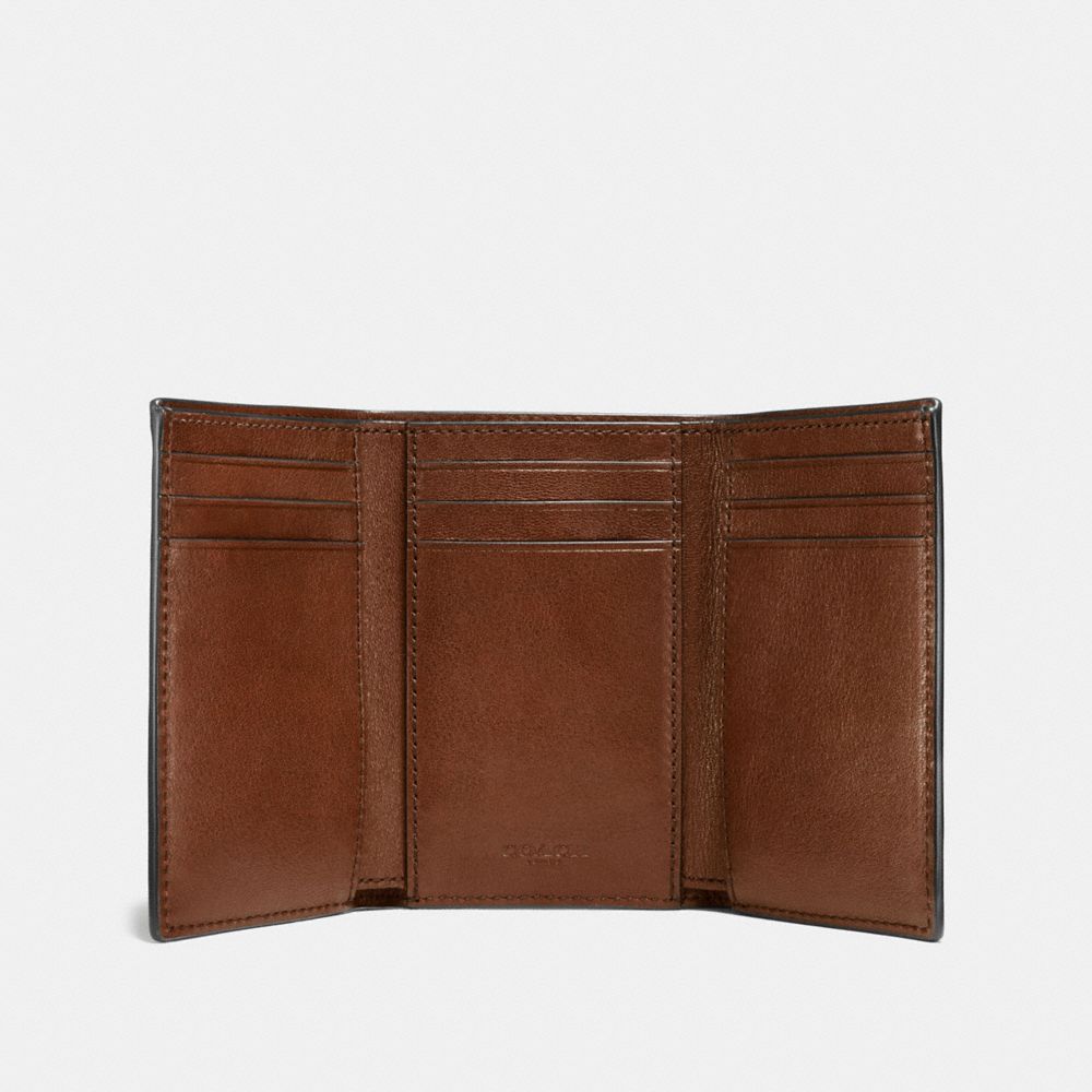 Coach Trifold Wallet Saddle | COH866692
