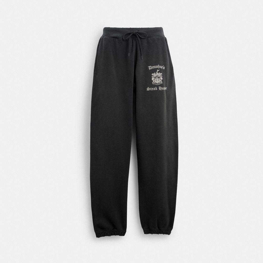 Coach Vintage Pull On Joggers Black | COH866947