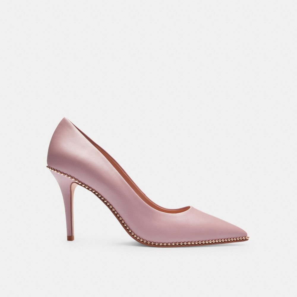 Coach Waverly Pump Leather/Light Rose | COH865726