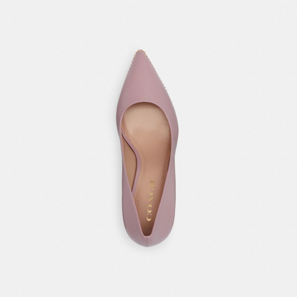 Coach Waverly Pump Leather/Light Rose | COH865726