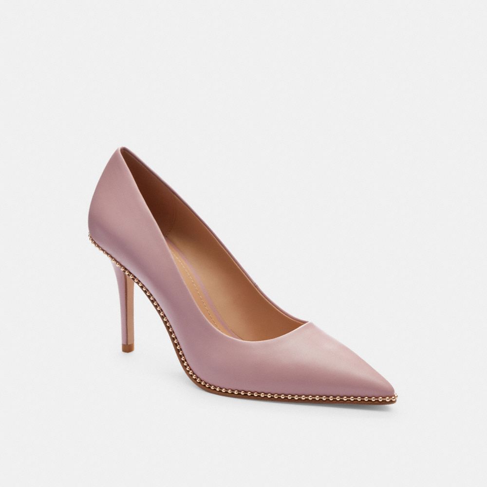 Coach Waverly Pump Leather/Light Rose | COH865726