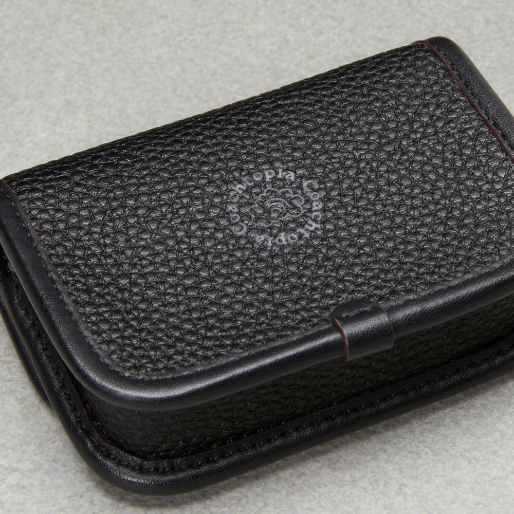 Coach Wavy Wallet With Crossbody Strap Coachtopia Leather/Black | COH865592
