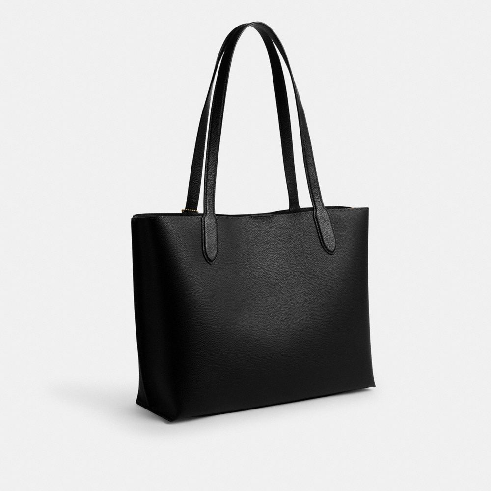 Coach Willow Work Tote 38 Brass/Black | COH865035