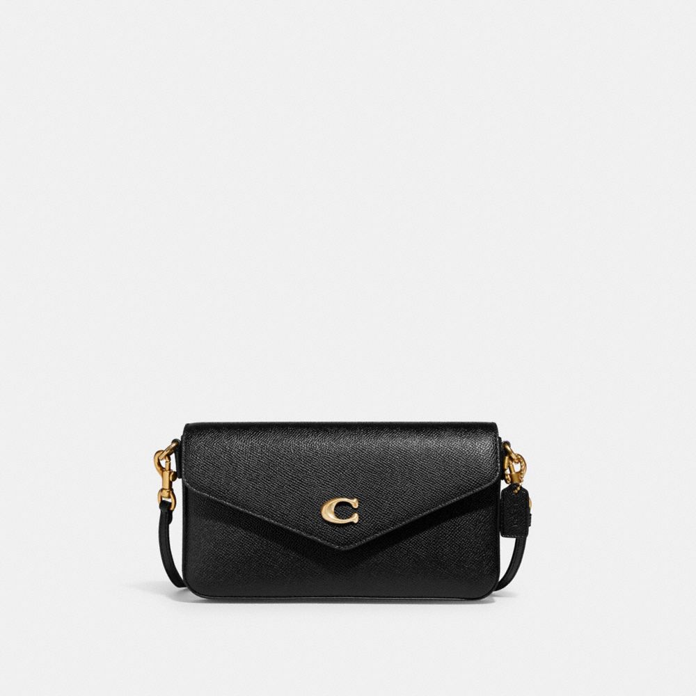 Coach Wyn Crossbody Bag Crossgrain Leather/Brass/Black | COH865504